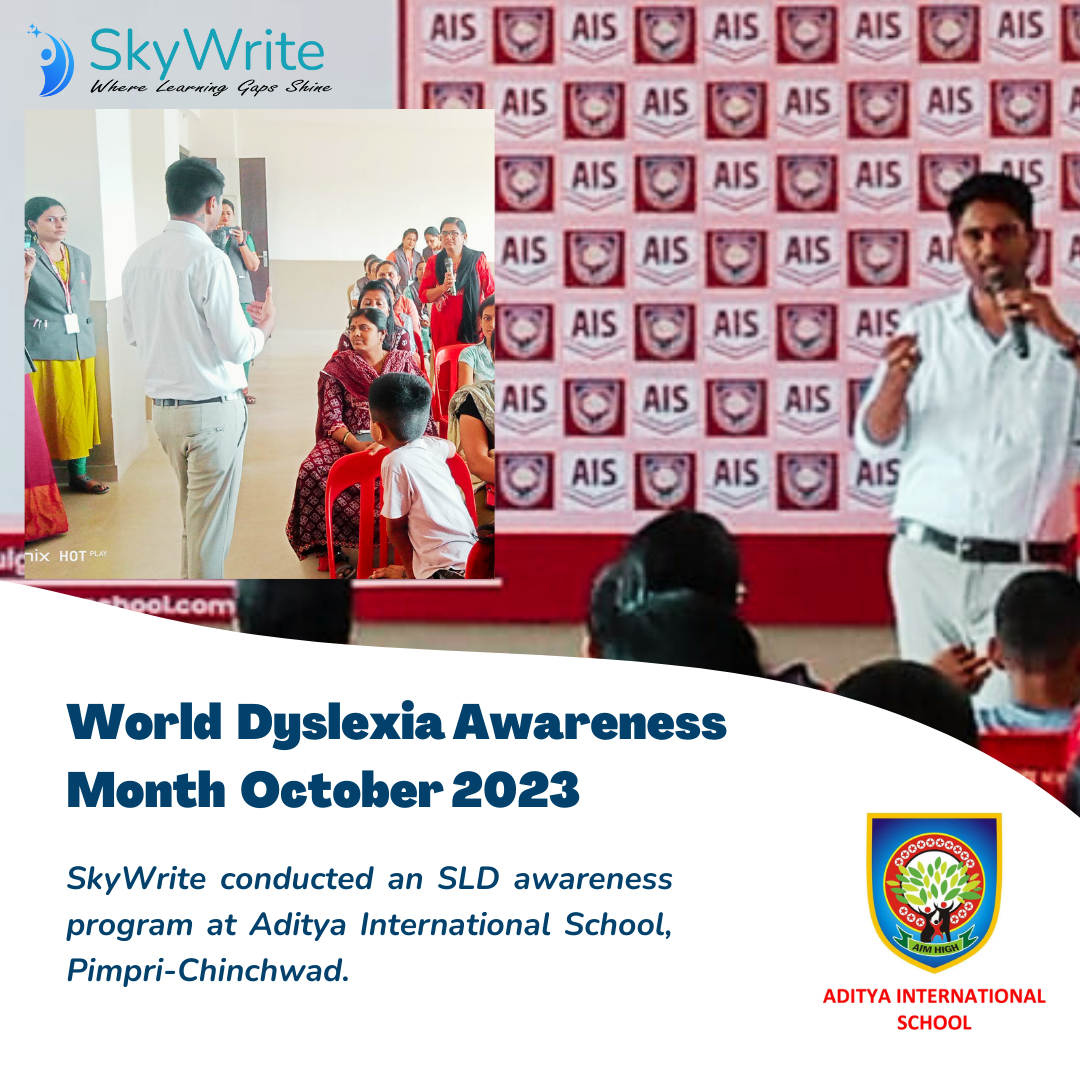 World Dyslexia Awareness at Aditya International School